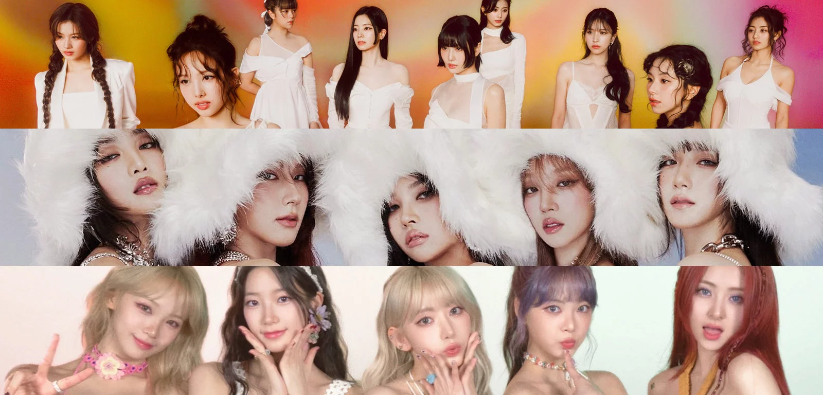 TWICE-GIDLE-LESSERAFIM