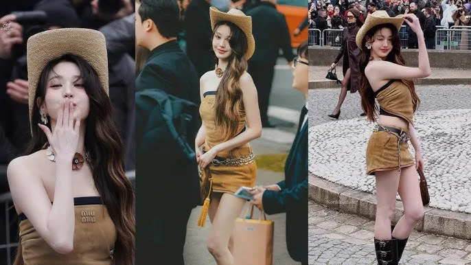 IVE’s Jang Wonyoung Miu Miu fashion