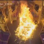seoul footage fire suicide