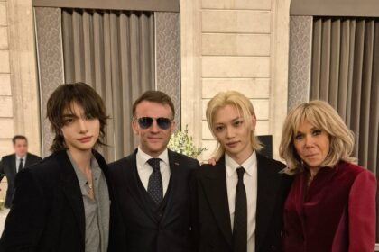 Meaningful moments at Le Gala des Pièces Jaunes💫#StrayKids #스트레이키즈#GalaDesPiècesJaunes #GalaDes (2)