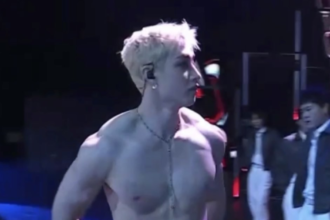 bang chan shirt less